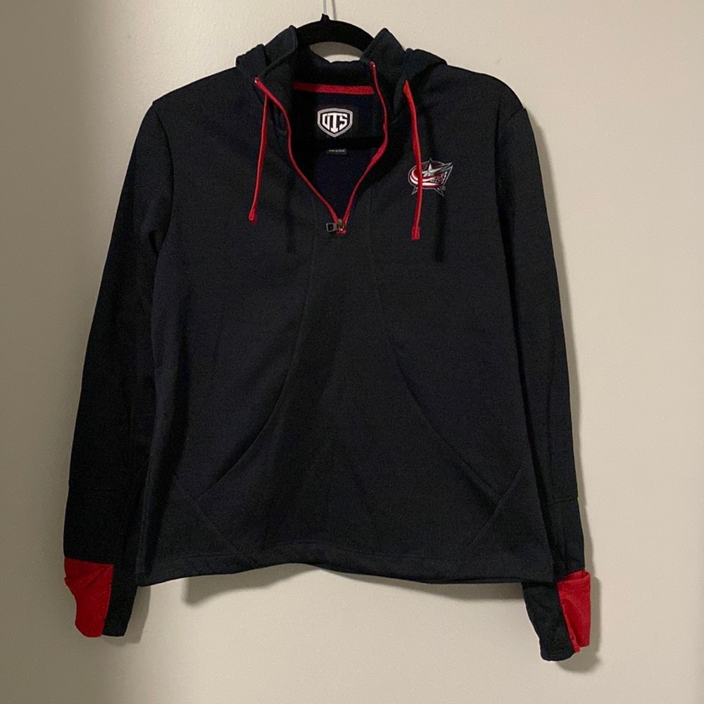 NHL Columbus Blue Jackets quarter zip hoodie